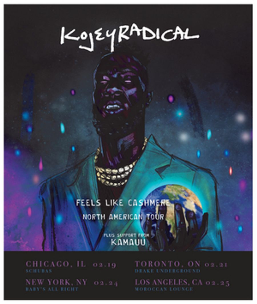 Kojey Radical Announces Support For First North American Tour 'Feels Like Cashmere' Image