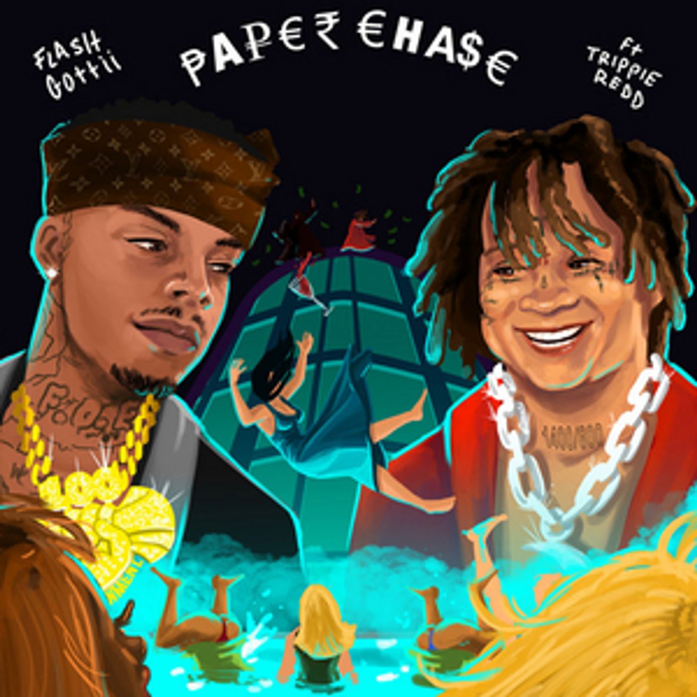 Flash Gottii and Trippie Redd Collaborate for 'Paper Chase' Video  Image
