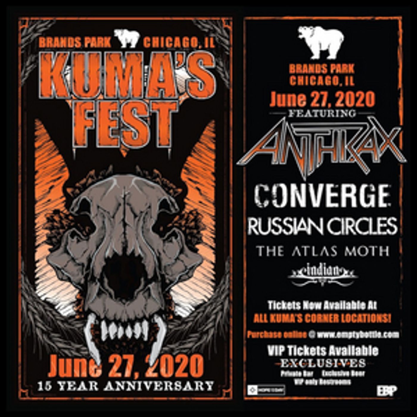 Kuma's Corner Celebrates 15th Anniversary with Music Festival Kuma's Corner Celebrates 15th Anniversary with Music Festival Image