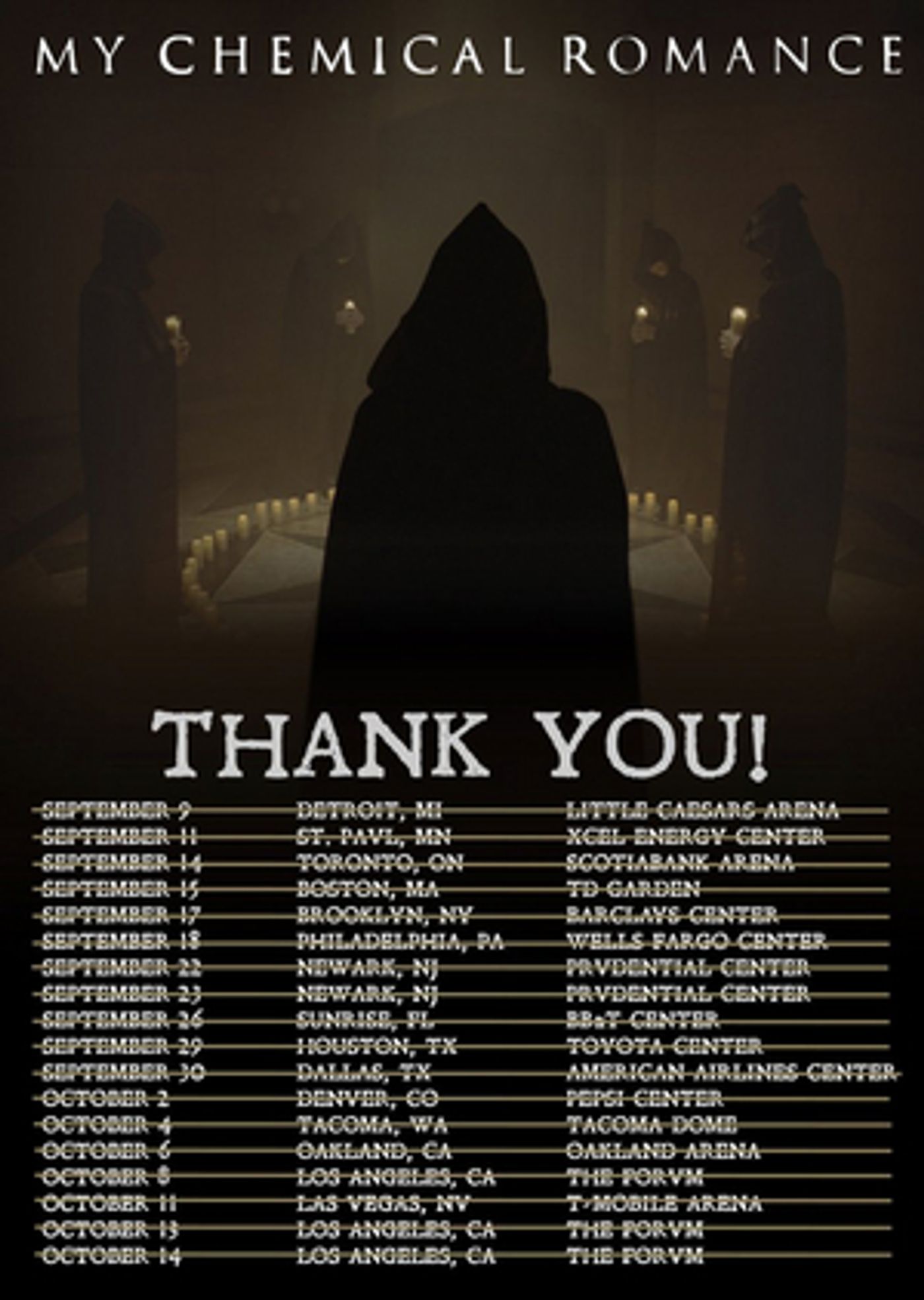 My Chemical Romance Sells Out North American Tour in Under Six Hours My Chemical Romance Sells Out North American Tour in Under Six Hours Image