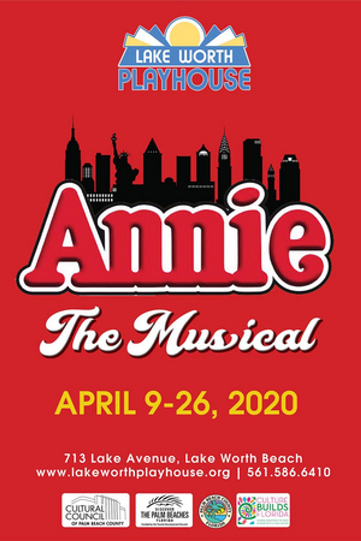 ANNIE THE MUSICAL Comes to The Lake Worth Playhouse ANNIE THE MUSICAL Comes to The Lake Worth Playhouse Image
