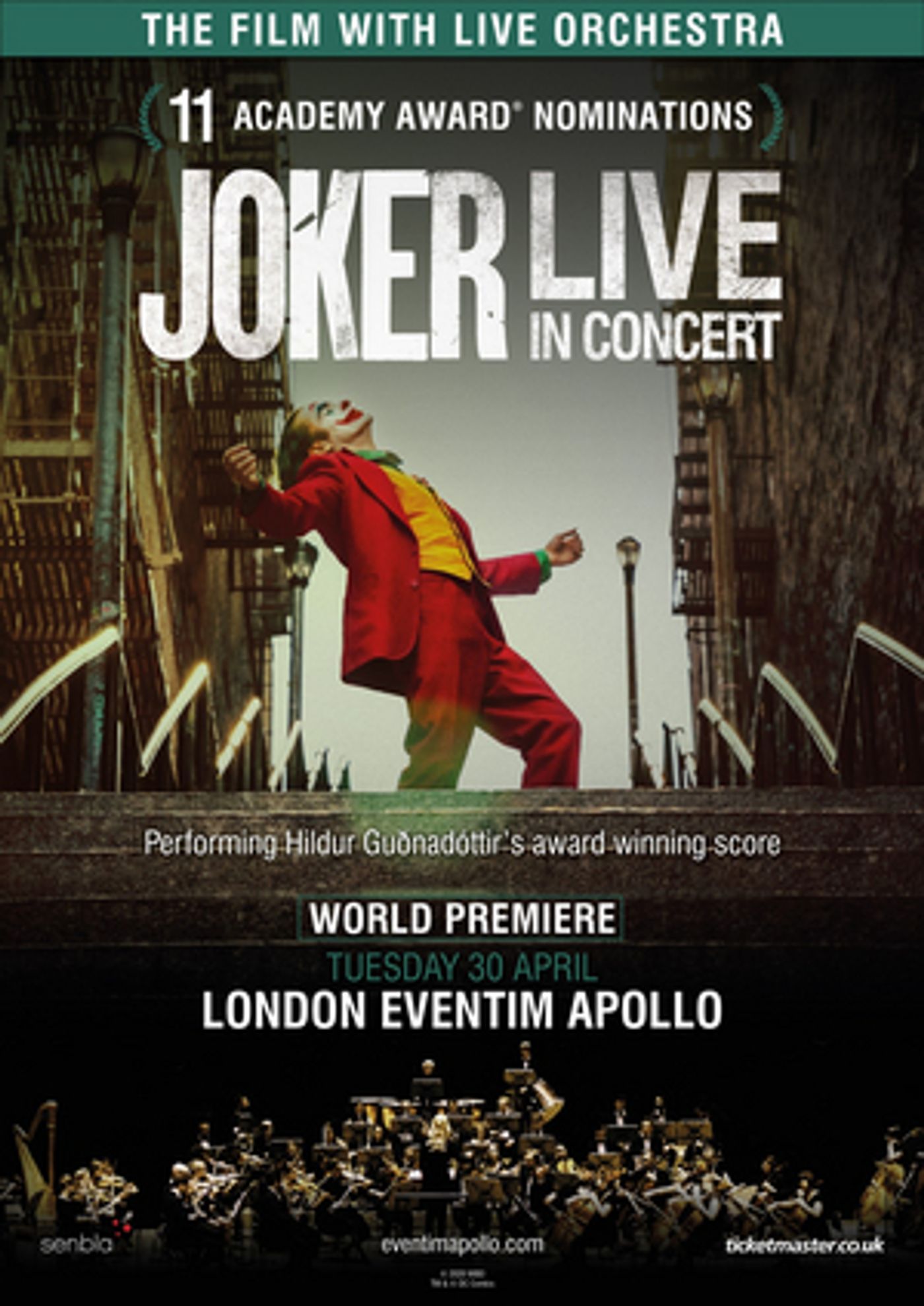 JOKER to be Screened with Live Orchestra in Upcoming Concert Tour JOKER to be Screened with Live Orchestra in Upcoming Concert Tour Image