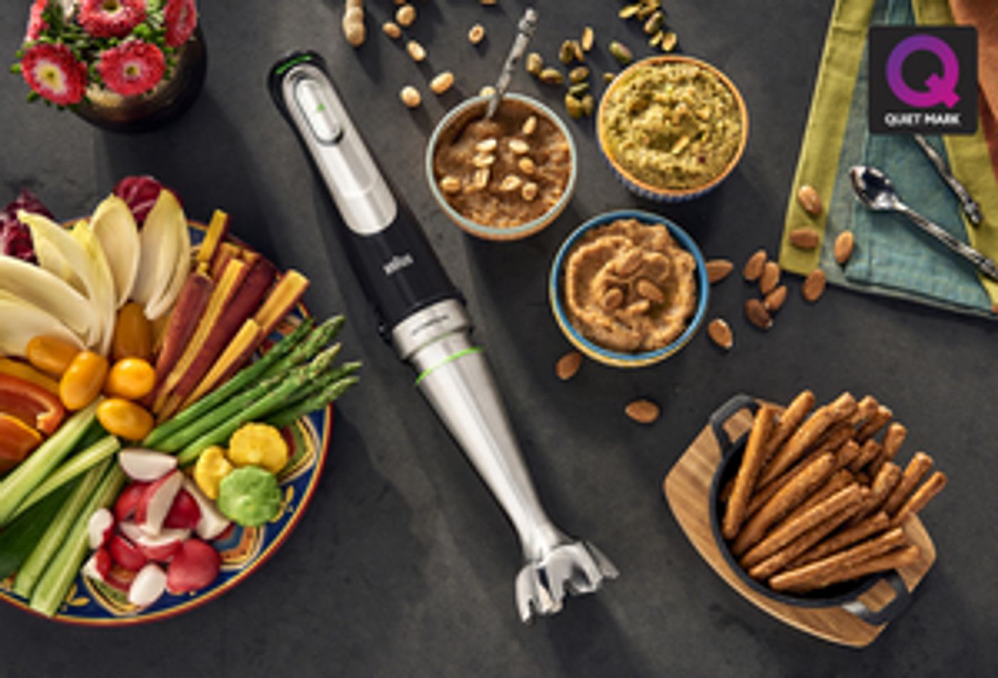 BRAUN MULTIQUICK MQ9037 HAND BLENDER - A Total Pleasure for Home Cooks BRAUN MULTIQUICK MQ9037 HAND BLENDER - A Total Pleasure for Home Cooks Image