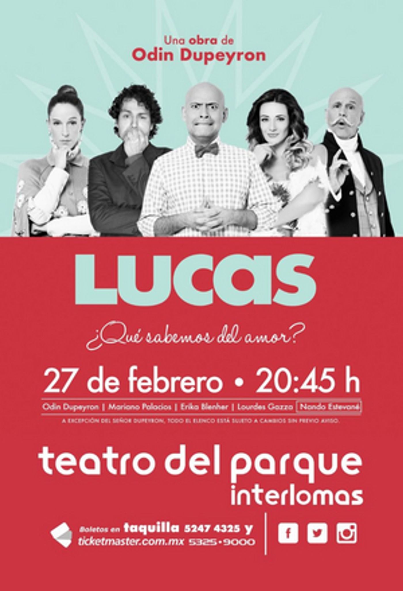 LUCAS: la amistad, el amor y el compromiso en una comedia de Odín Dupeyrón  Image