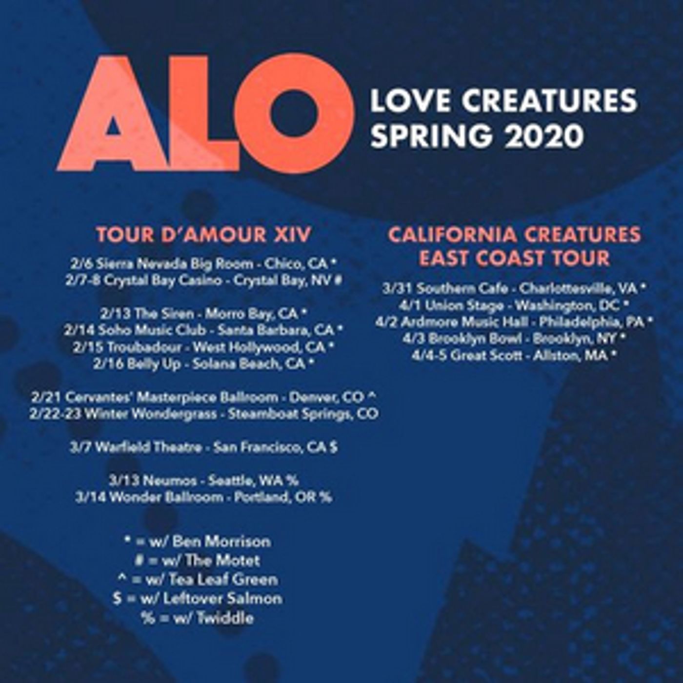 ALO to Head Out on the 'Tour D'Amour XIV'  Image