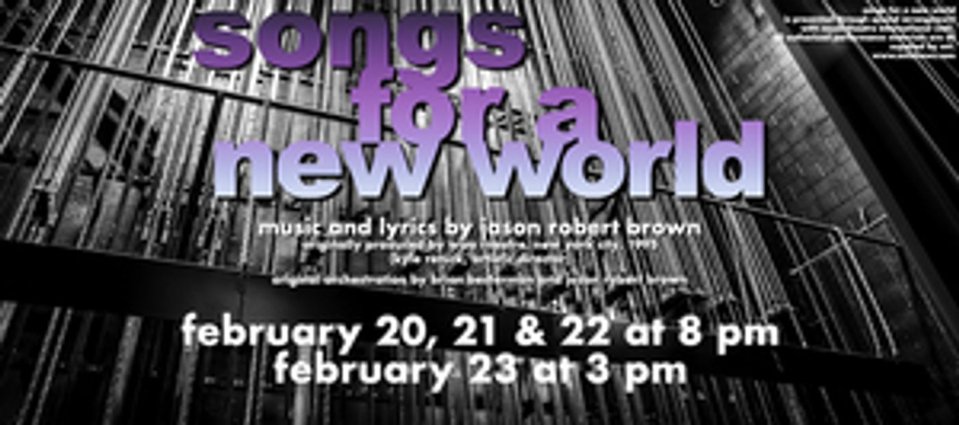 SONGS FOR A NEW WORLD Will Come to Life on the Union County Performing Arts Center's Hamilton Stage SONGS FOR A NEW WORLD Will Come to Life on the Union County Performing Arts Center's Hamilton Stage Image