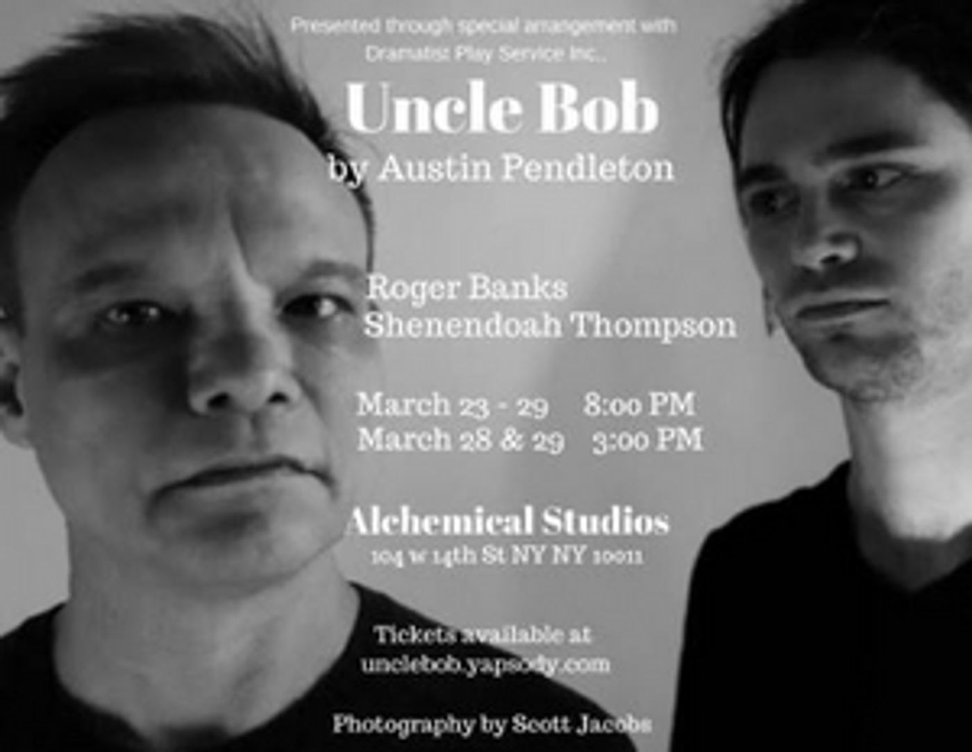 R&R Productions Will Bring Austin Pendleton's UNCLE BOB to Alchemical Studios  Image