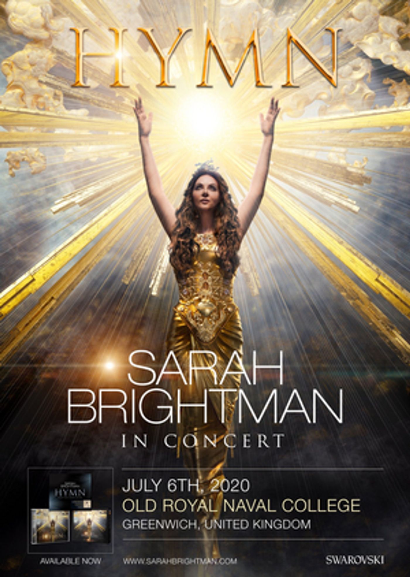 Sarah Brightman Will Return to London For a Show at the Old Royal Naval College  Image