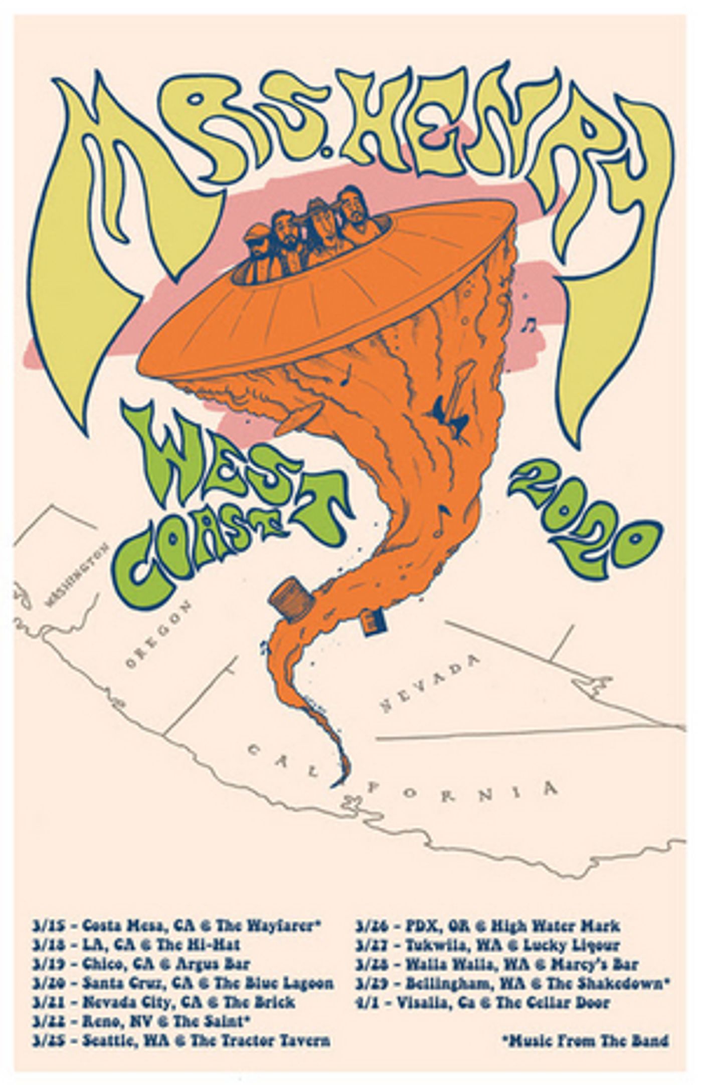 Mrs. Henry Announces Spring Tour Mrs. Henry Announces Spring Tour Image