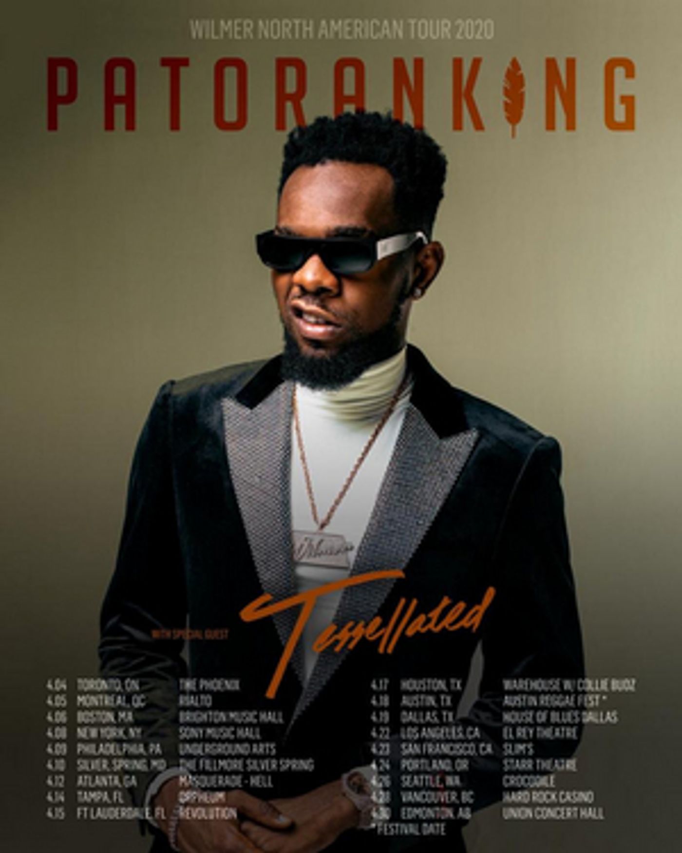 Patoranking Headlines First U.S. Tour Patoranking Headlines First U.S. Tour Image