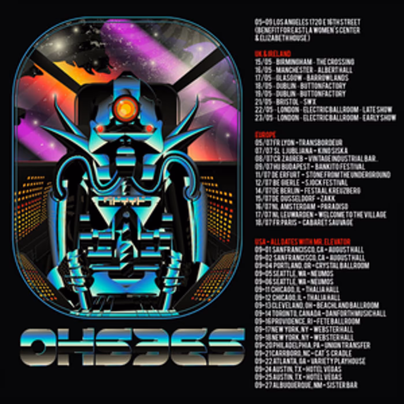 Oh Sees Announce North American Fall Tour + UK & EU Tour This Summer  Image