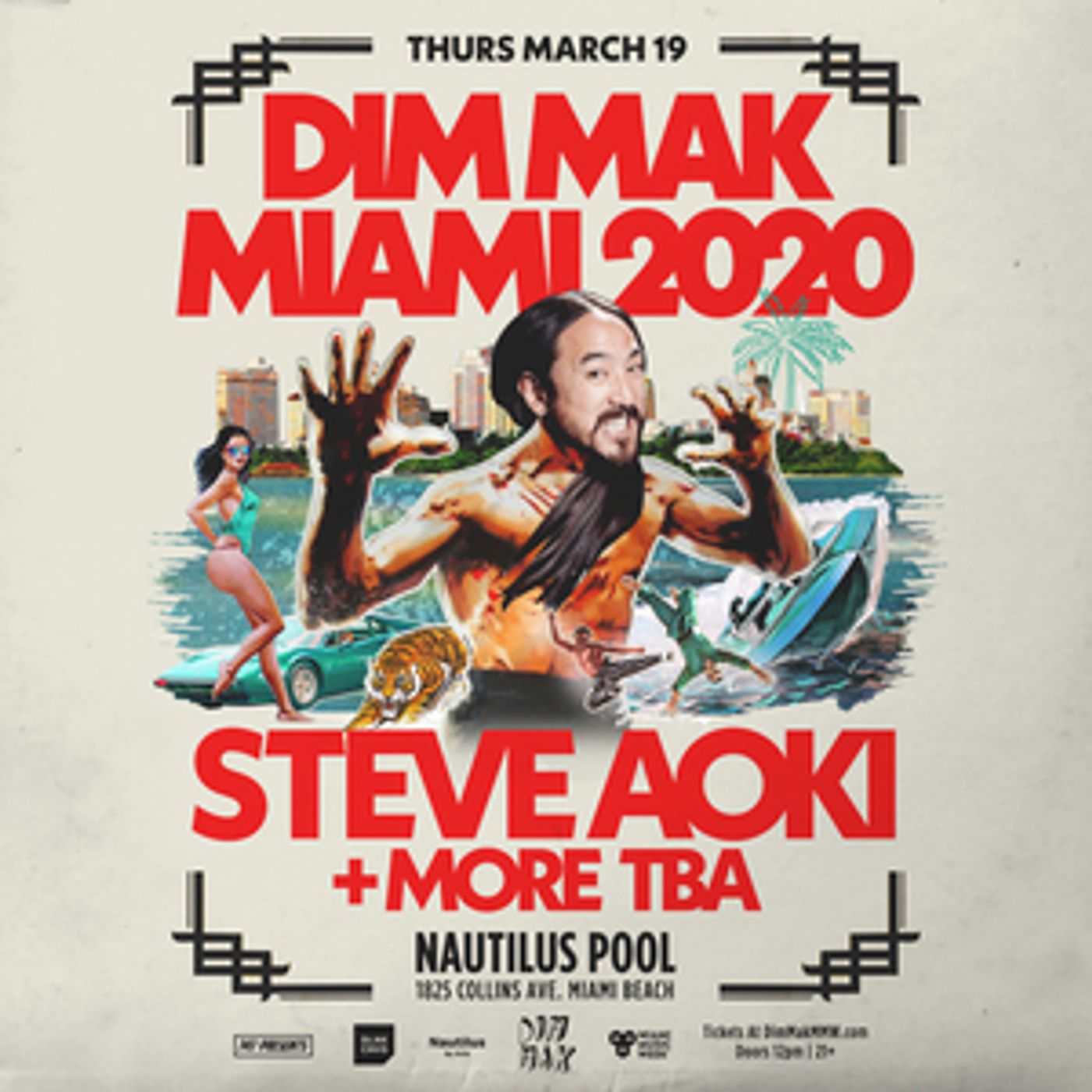 Dim Mak Miami 2020 to Feature Steve Aoki Dim Mak Miami 2020 to Feature Steve Aoki Image