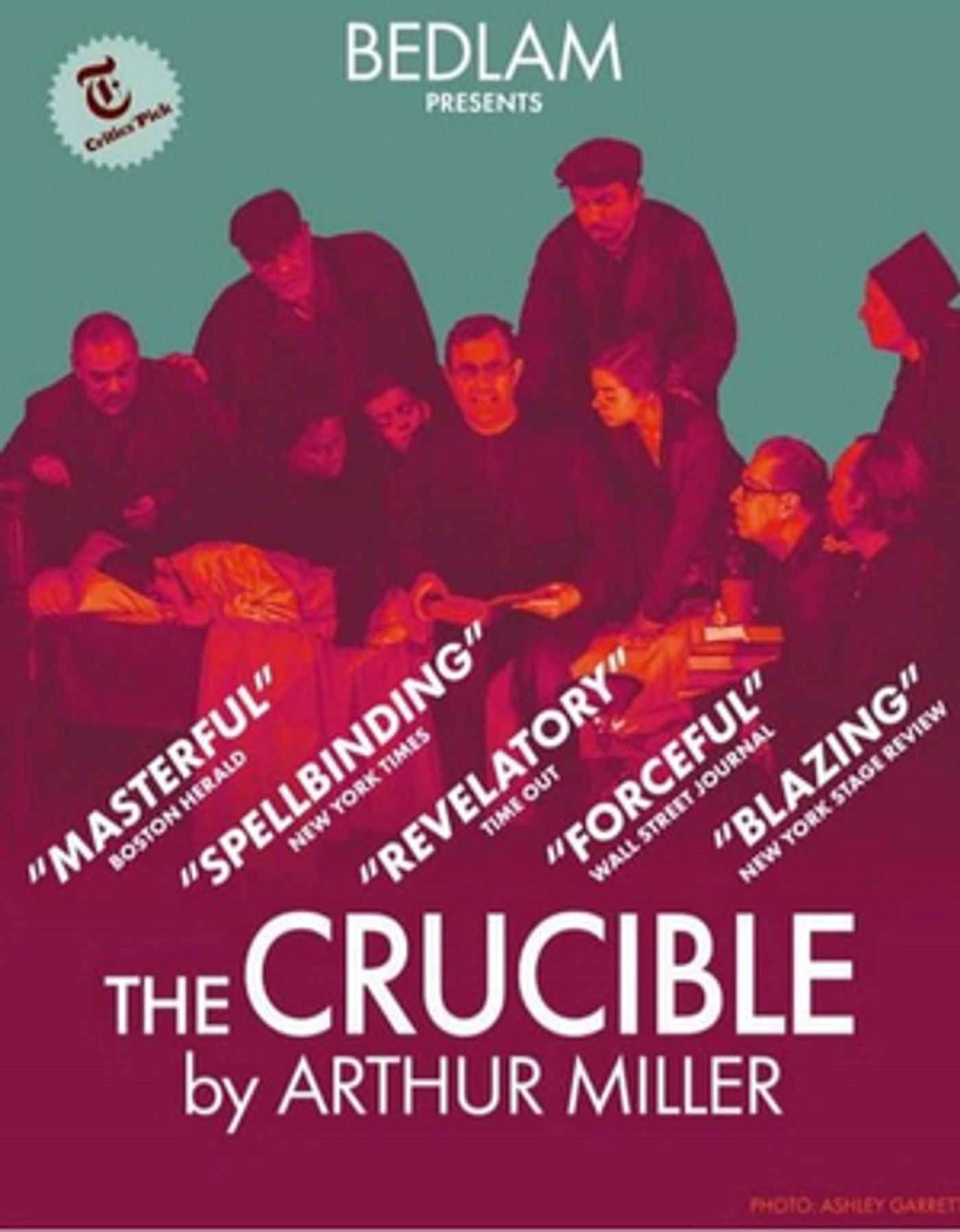 BEDLAM To Remount THE CRUCIBLE Off-Broadway BEDLAM To Remount THE CRUCIBLE Off-Broadway Image