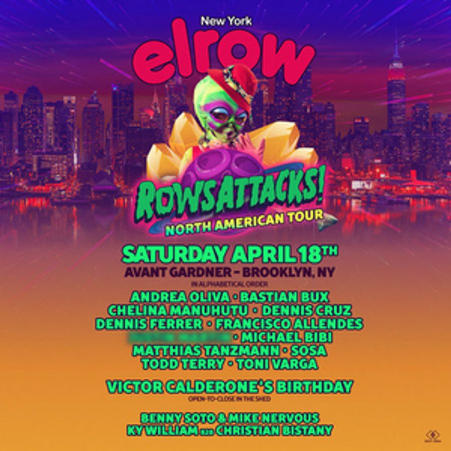 elrow Reveals Full Lineup at Avant Gardner Image