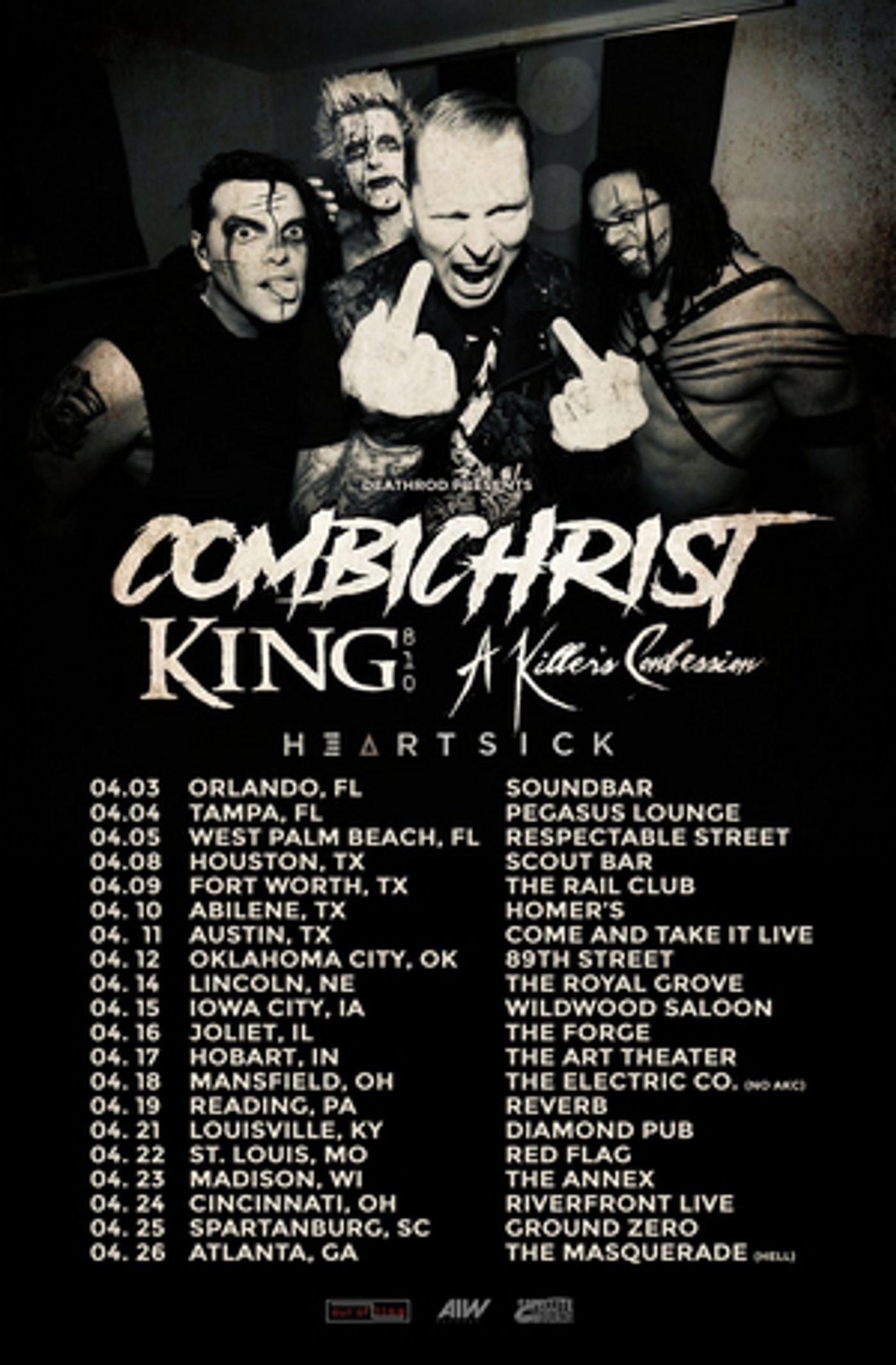 Combichrist Announces U.S. Tour This Spring Combichrist Announces U.S. Tour This Spring Image
