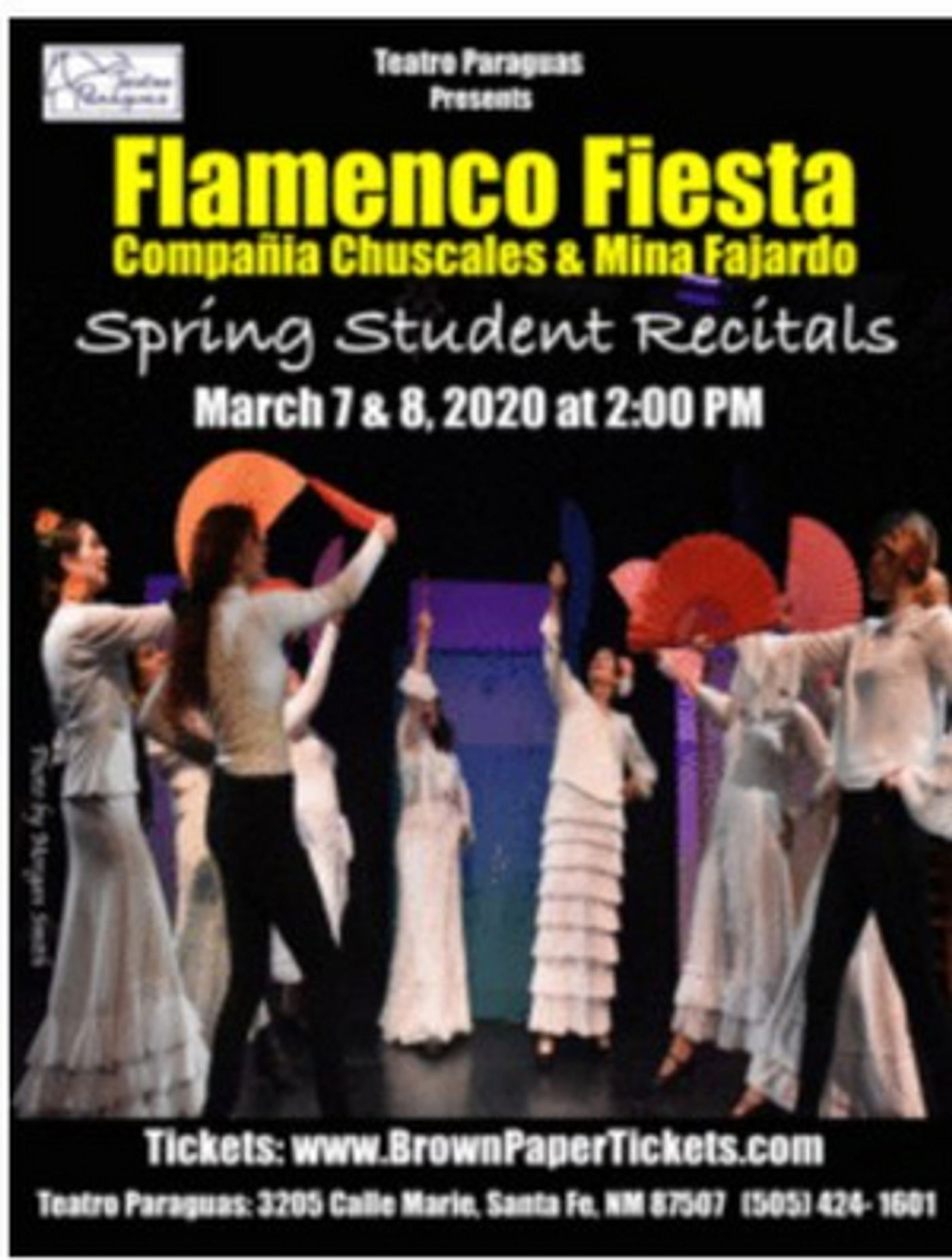 Teatro Paraguas and Compania Chuscales & Mina Fajardo Will Present Their SPRING STUDENT RECITALS Teatro Paraguas and Compania Chuscales & Mina Fajardo Will Present Their SPRING STUDENT RECITALS Image