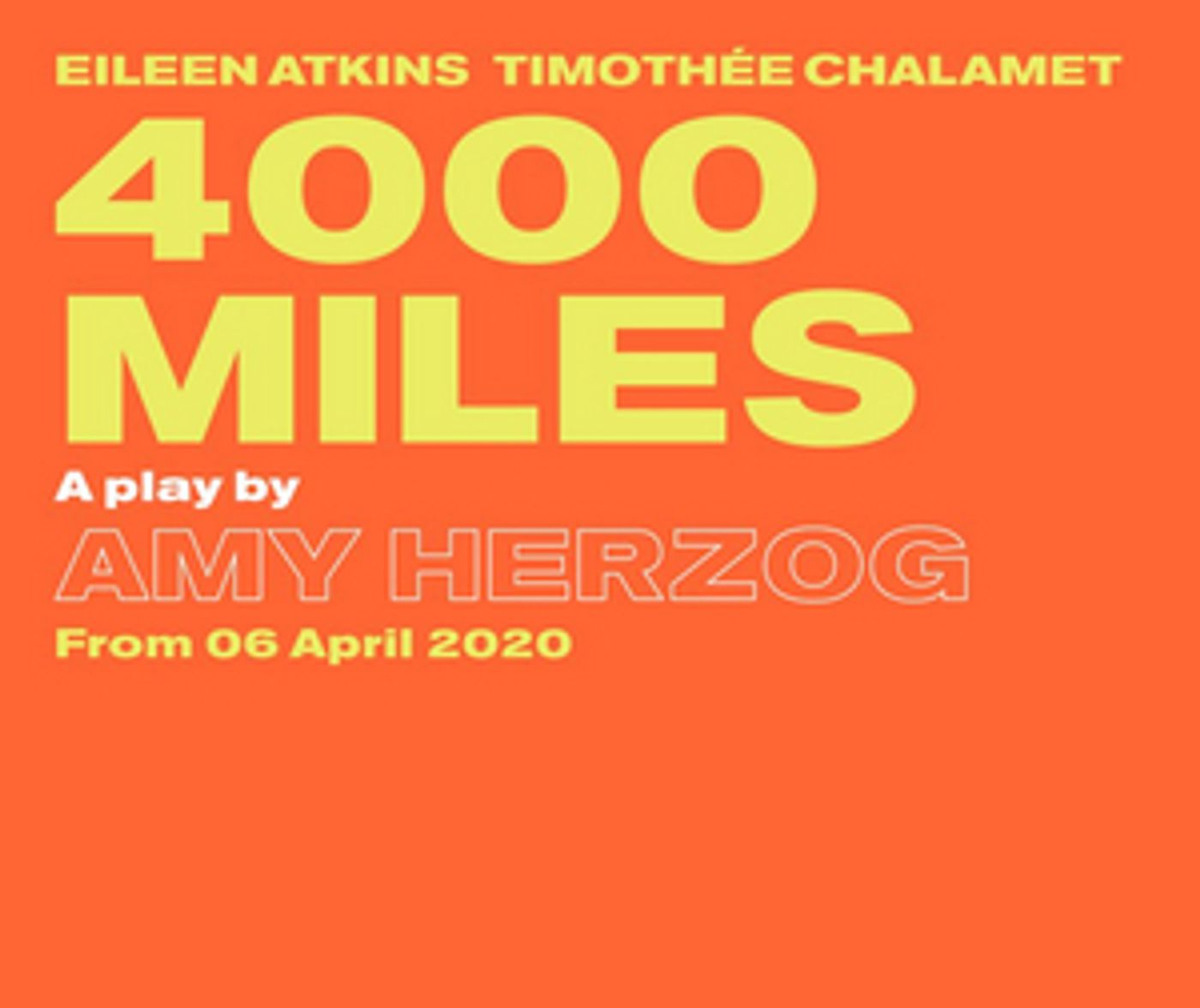 Full Cast Announced For 4000 MILES At The Old Vic, Starring Eileen Atkins and Timothee Chalamet  Image