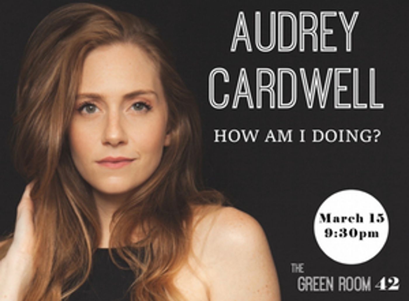 Audrey Cardwell to Make NYC Solo Debut at The Green Room 42  Image