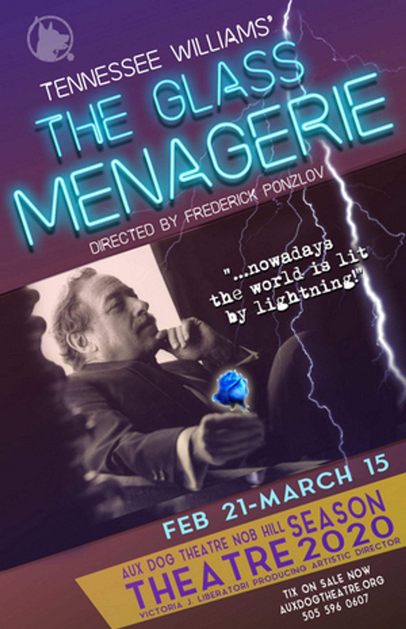 Interview: V. J. Liberatori of THE GLASS MENAGERIE  at Aux Dog Theatre  Image