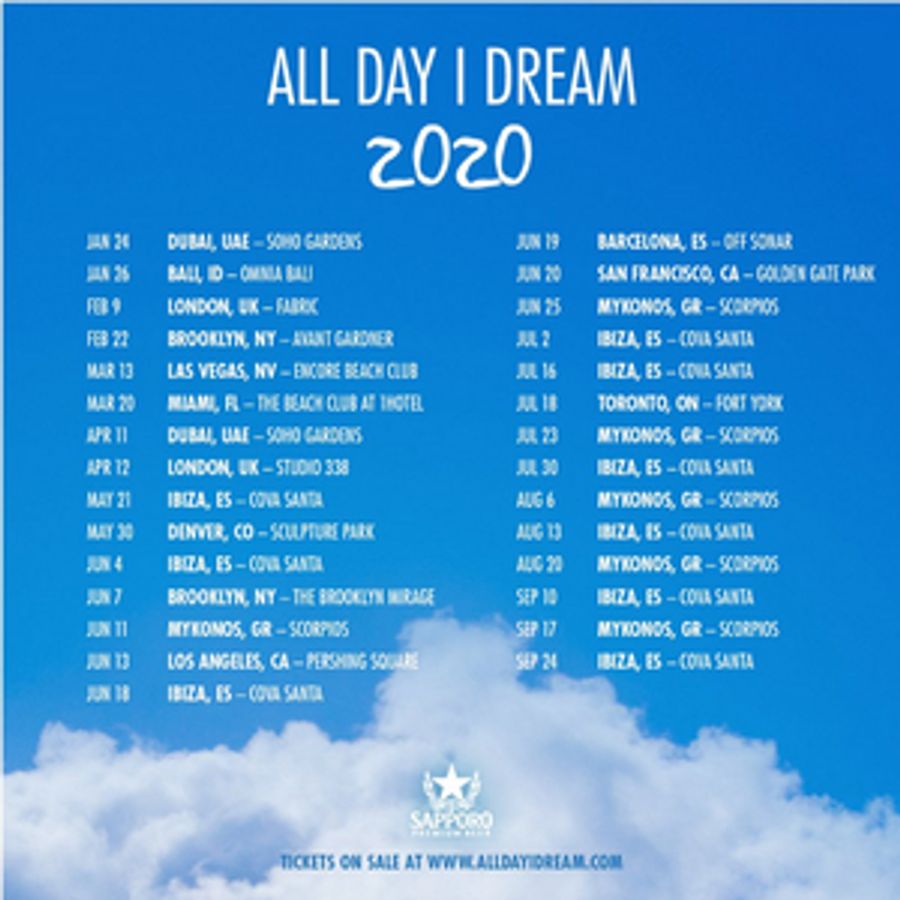 All Day I Dream Announces 2020 World Tour Image