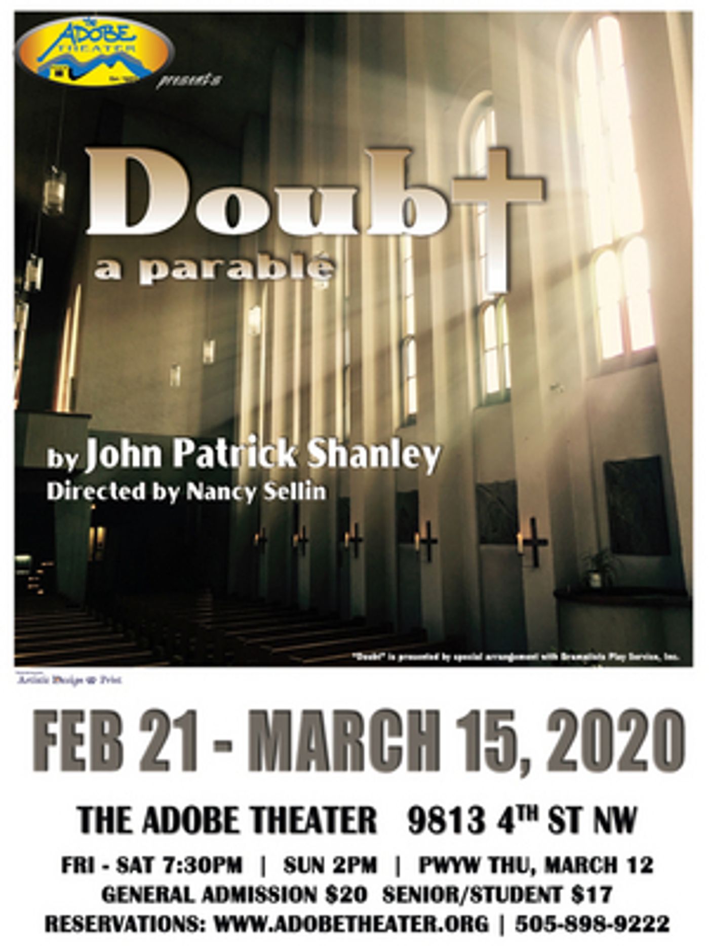 Review: DOUBT at The Adobe Theatre  Image