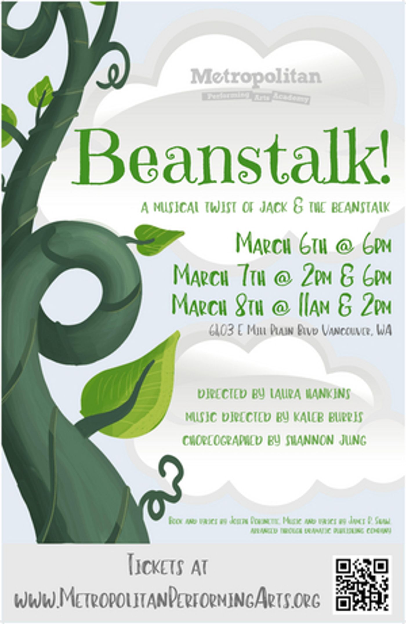 Metropolitan Performing Arts Presents BEANSTALK! Metropolitan Performing Arts Presents BEANSTALK! Image