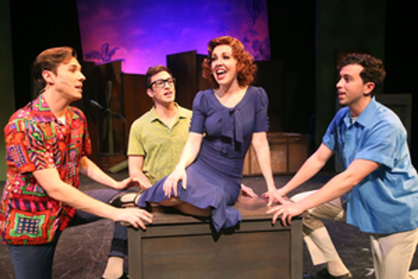 Review: THE ANDREWS BROTHERS Jukebox Musical Recreates a WWII USO Show Somewhere in the South Pacific  Image