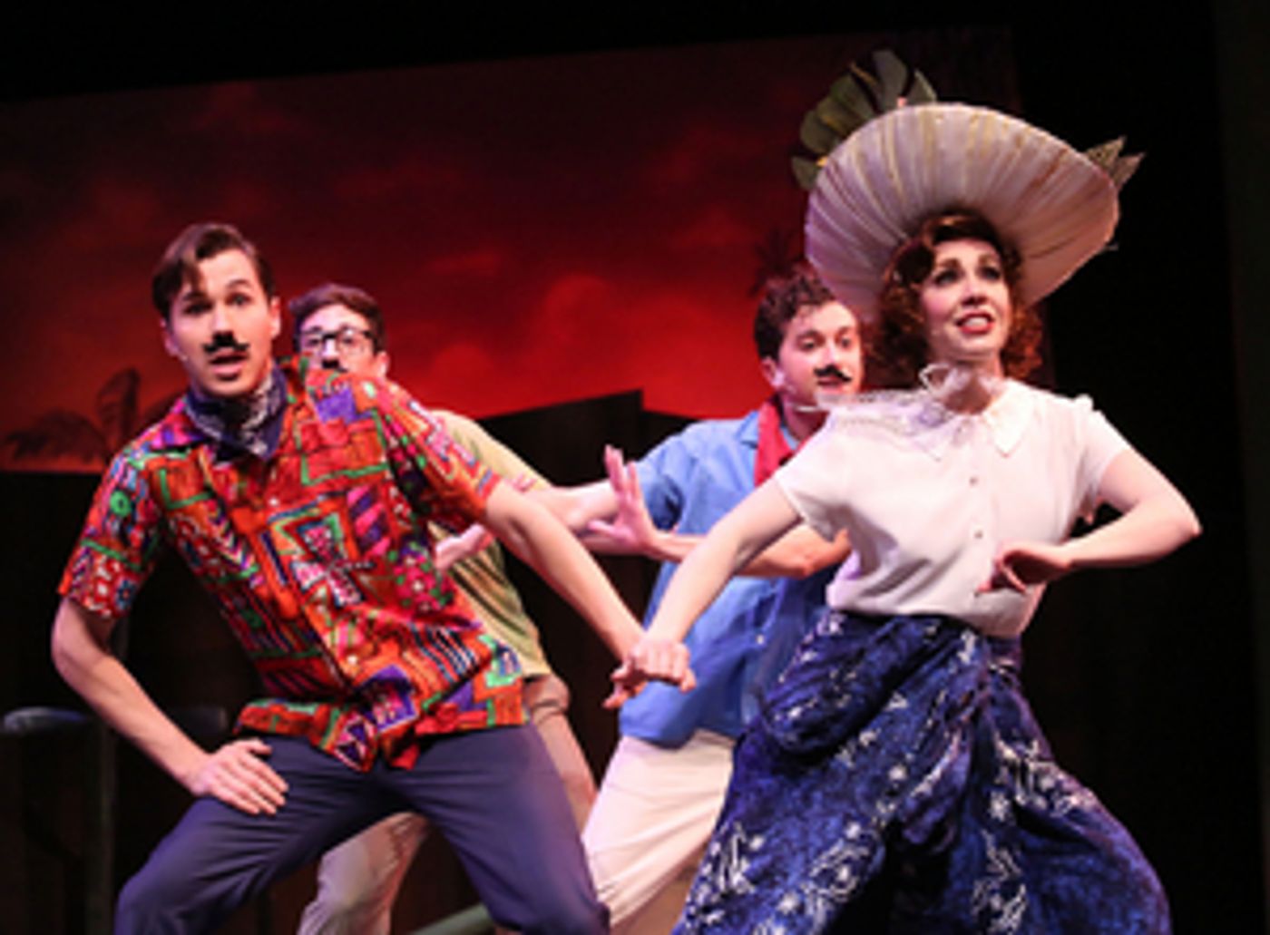 Review: THE ANDREWS BROTHERS Jukebox Musical Recreates a WWII USO Show Somewhere in the South Pacific  Image