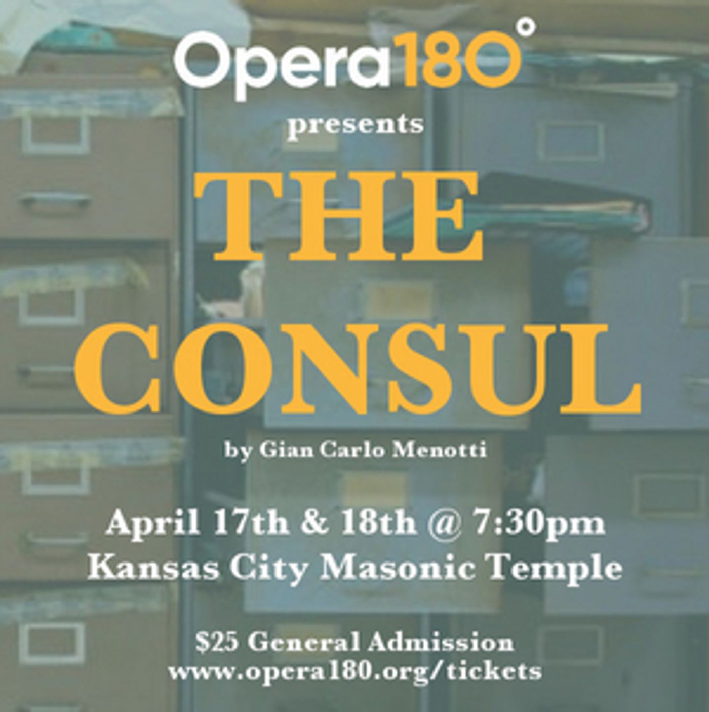 Opera180 Announces Next Event - Menotti's THE CONSUL  Image