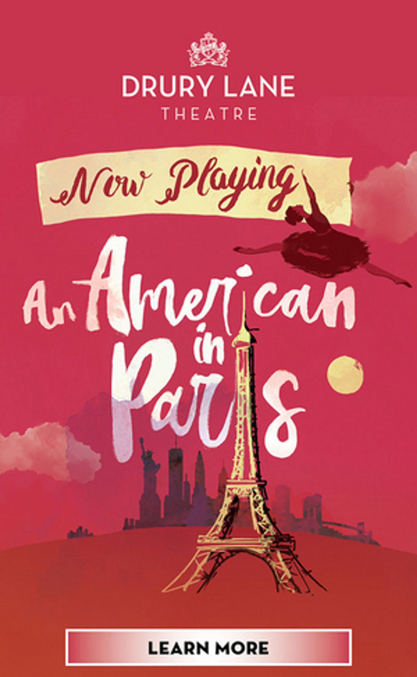 Get $10 off AN AMERICAN IN PARIS at Drury Lane Theatre! Get $10 off AN AMERICAN IN PARIS at Drury Lane Theatre! Image