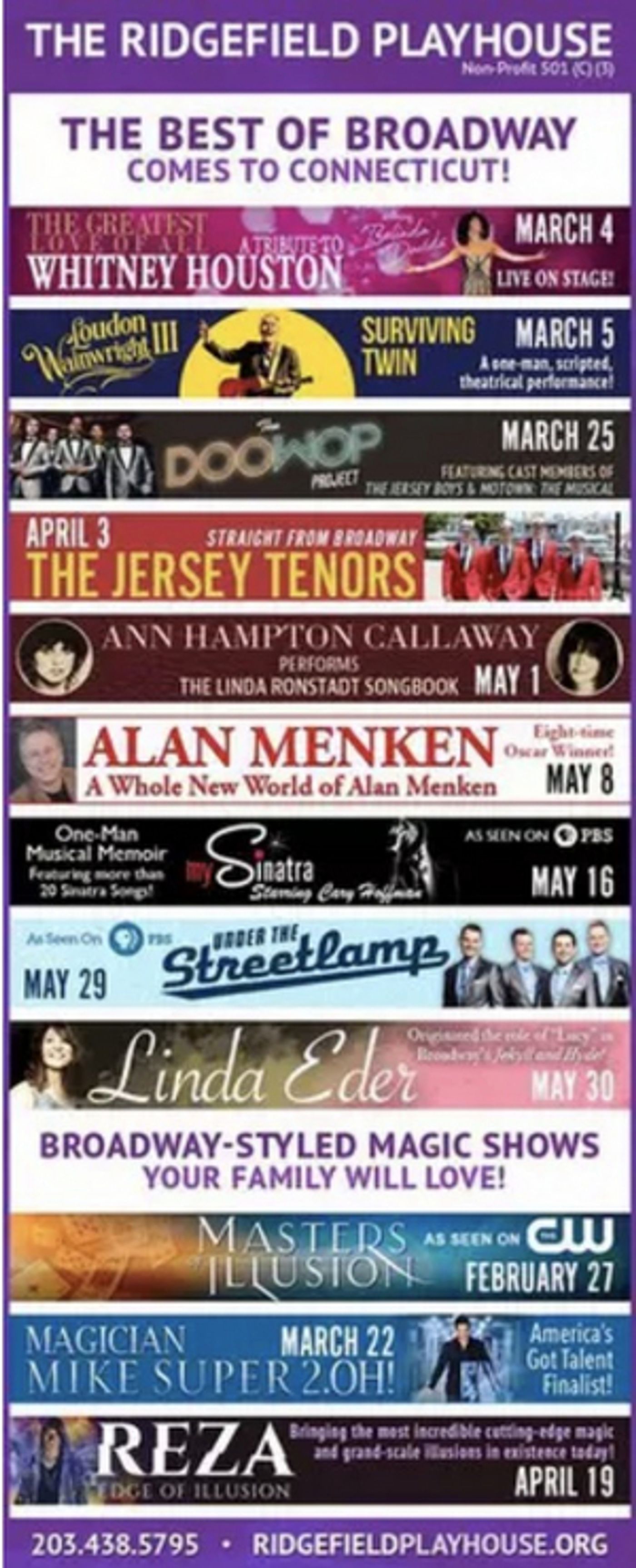 THE BEST OF BROADWAY at Ridgefield Playhouse  Image