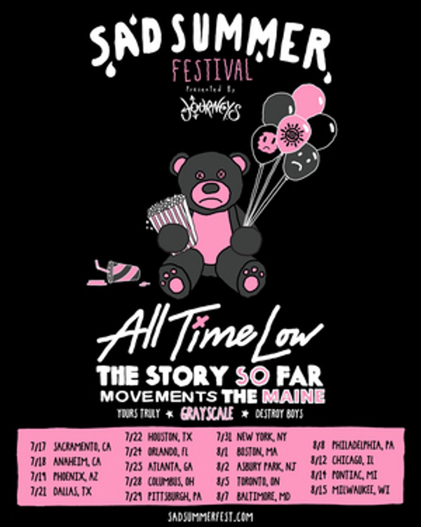 All Time Low to Headline Sad Summer Fest  Image