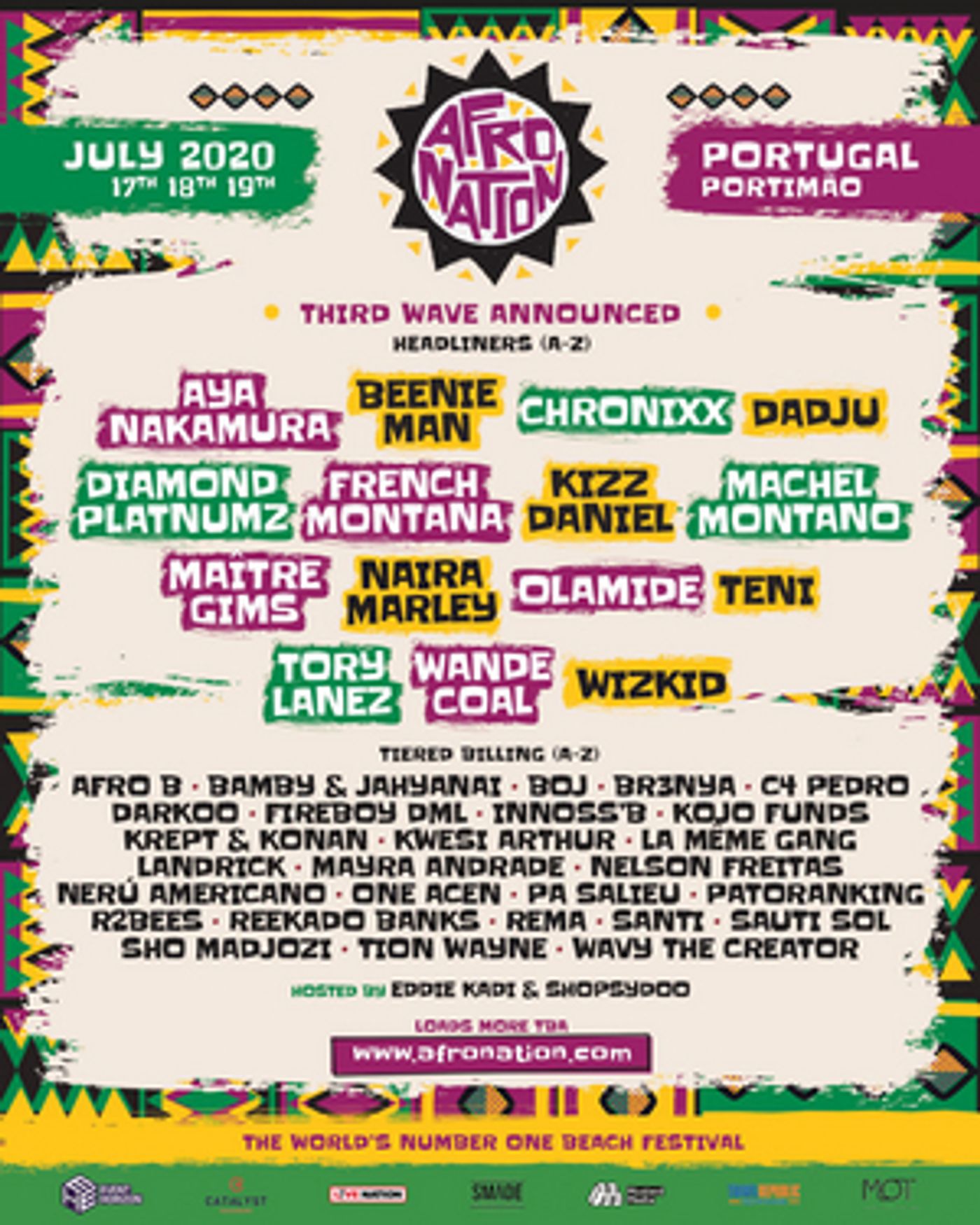 Afro Nation Portugal 2020 Announce Third Wave Of Artists Afro Nation Portugal 2020 Announce Third Wave Of Artists Image