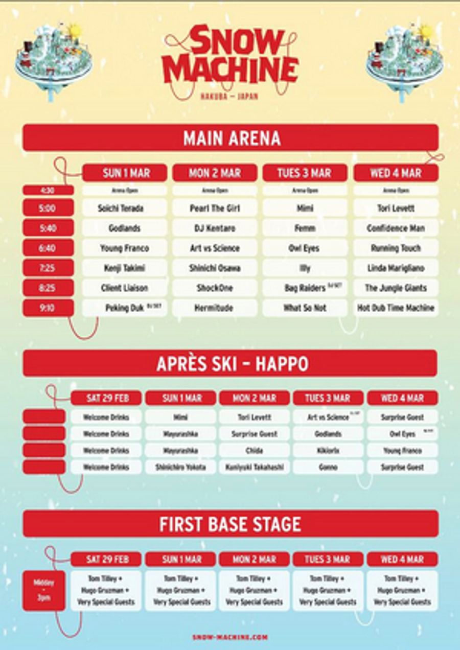 Snow Machine Unveils Festival Stages, Running Times, ZHU Cercle Set & More Image