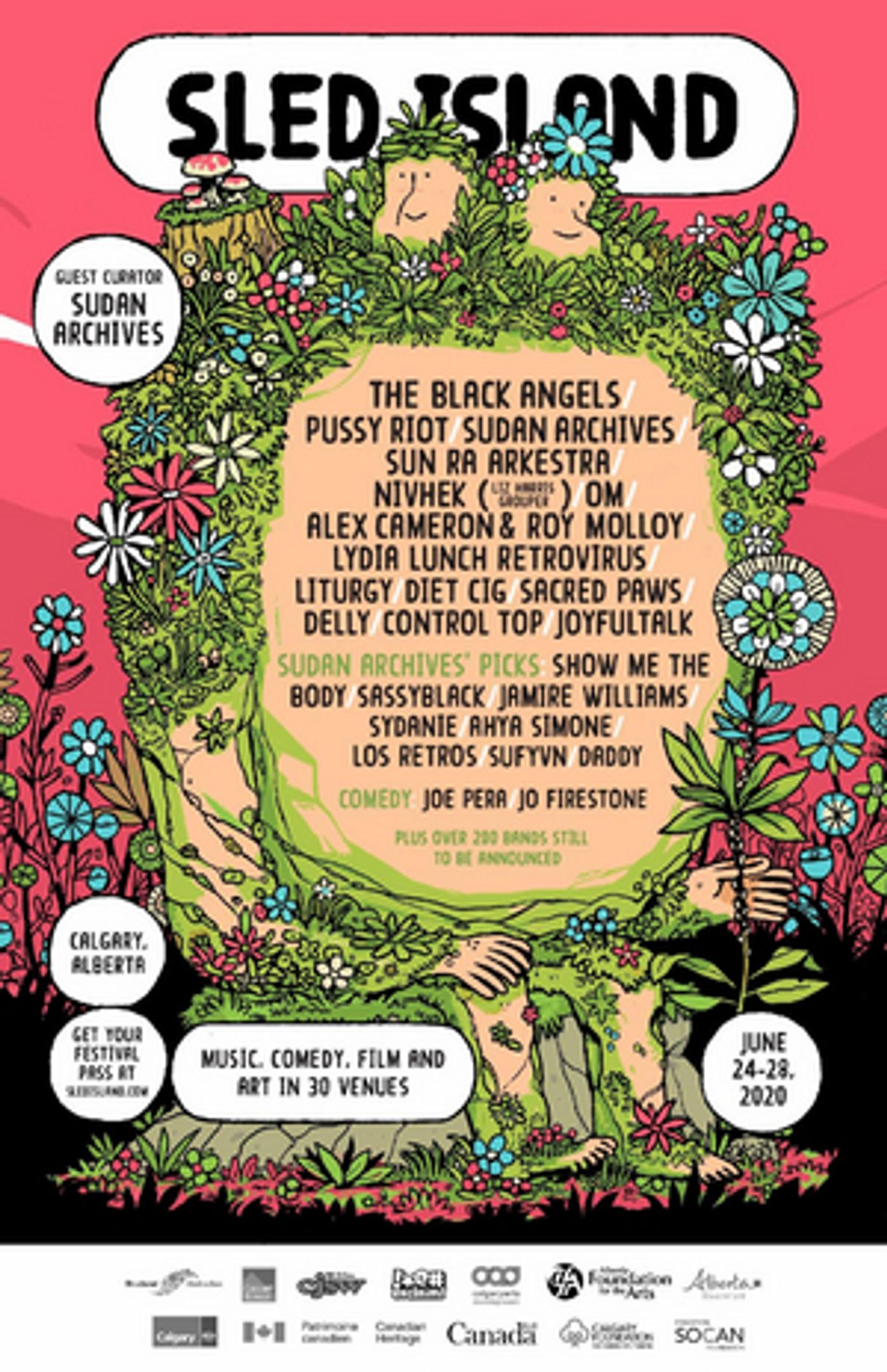 Sled Island Music & Arts Festival Announces First Wave of 2020 Artists  Image
