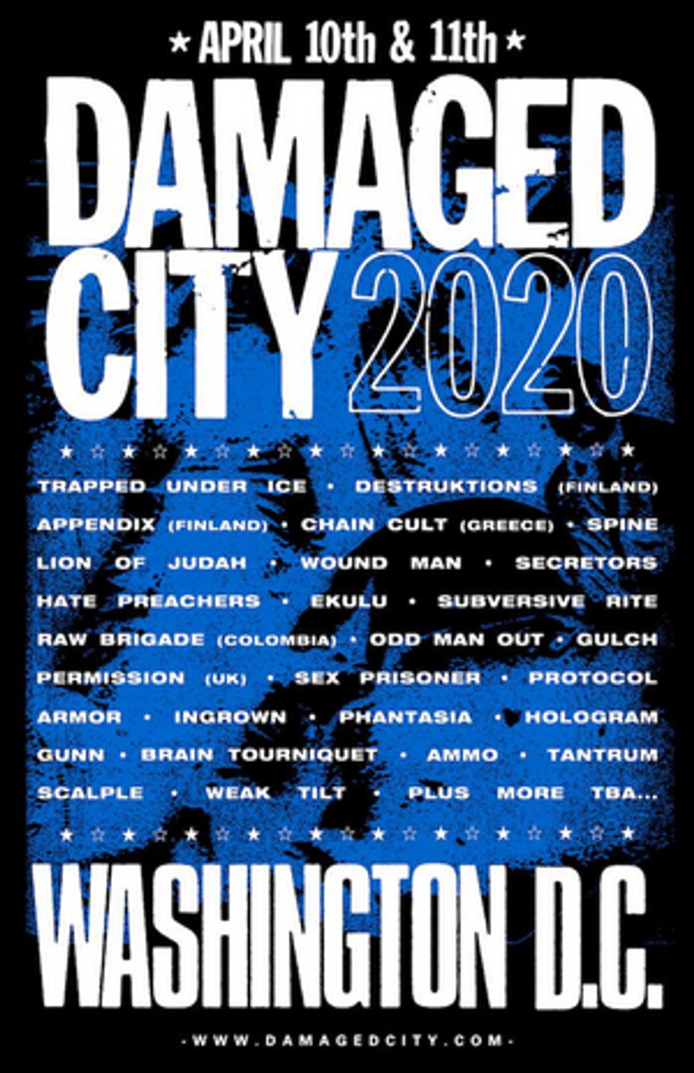 Damaged City Fest 2020 Announces Initial Lineup Damaged City Fest 2020 Announces Initial Lineup Image