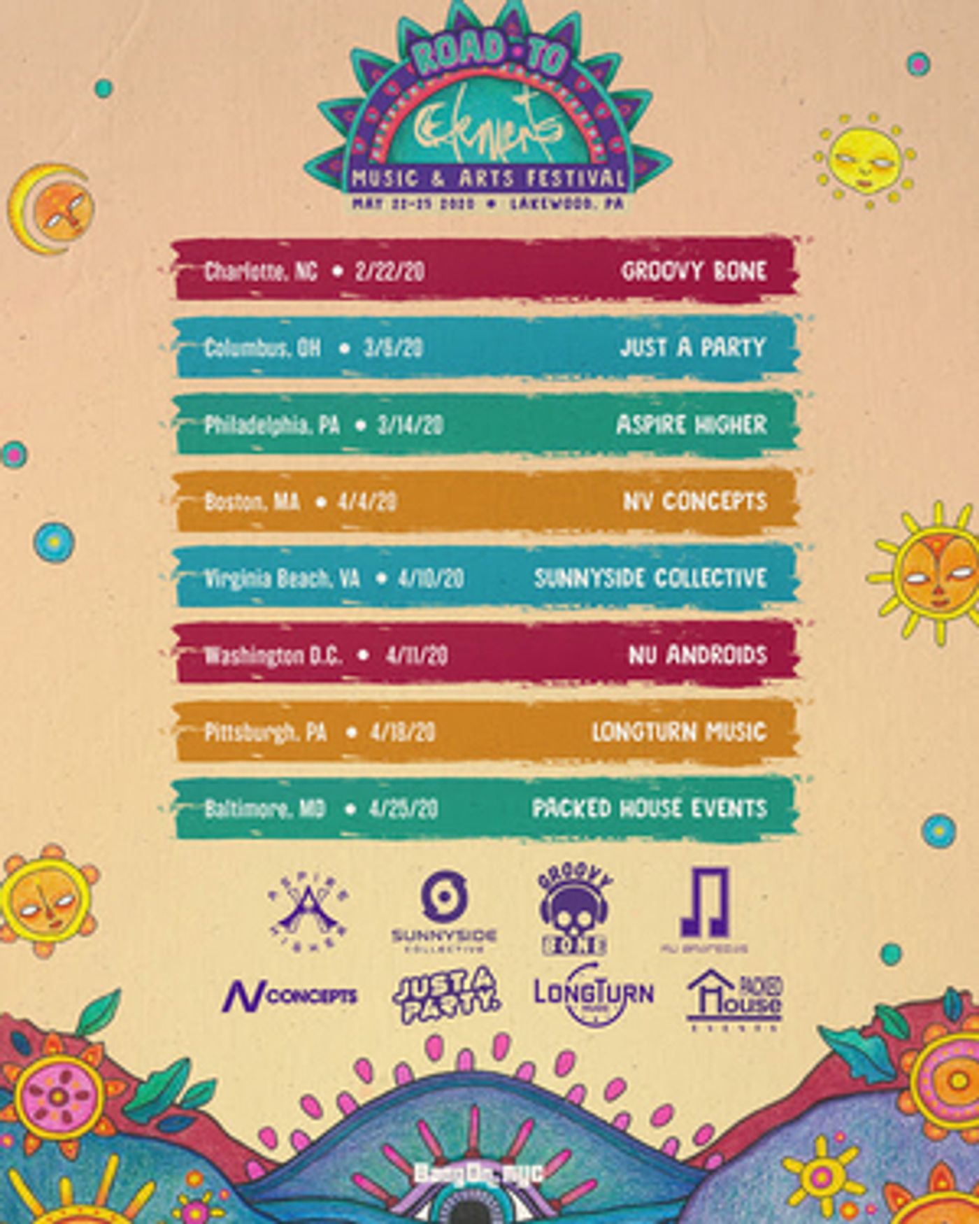 Elements Festival 2020 Announces Road to Elements Series of East Coast Shows Elements Festival 2020 Announces Road to Elements Series of East Coast Shows Image