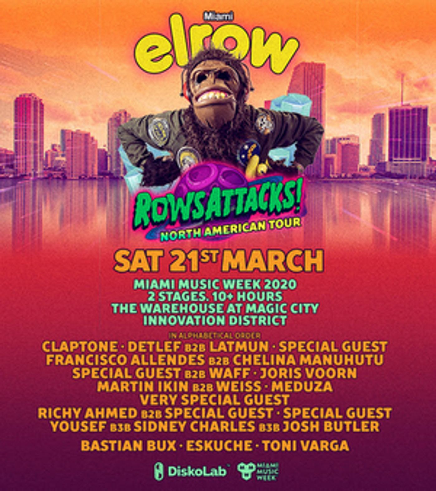 elrow Reveals Initial Line Up for Miami Music Week elrow Reveals Initial Line Up for Miami Music Week Image