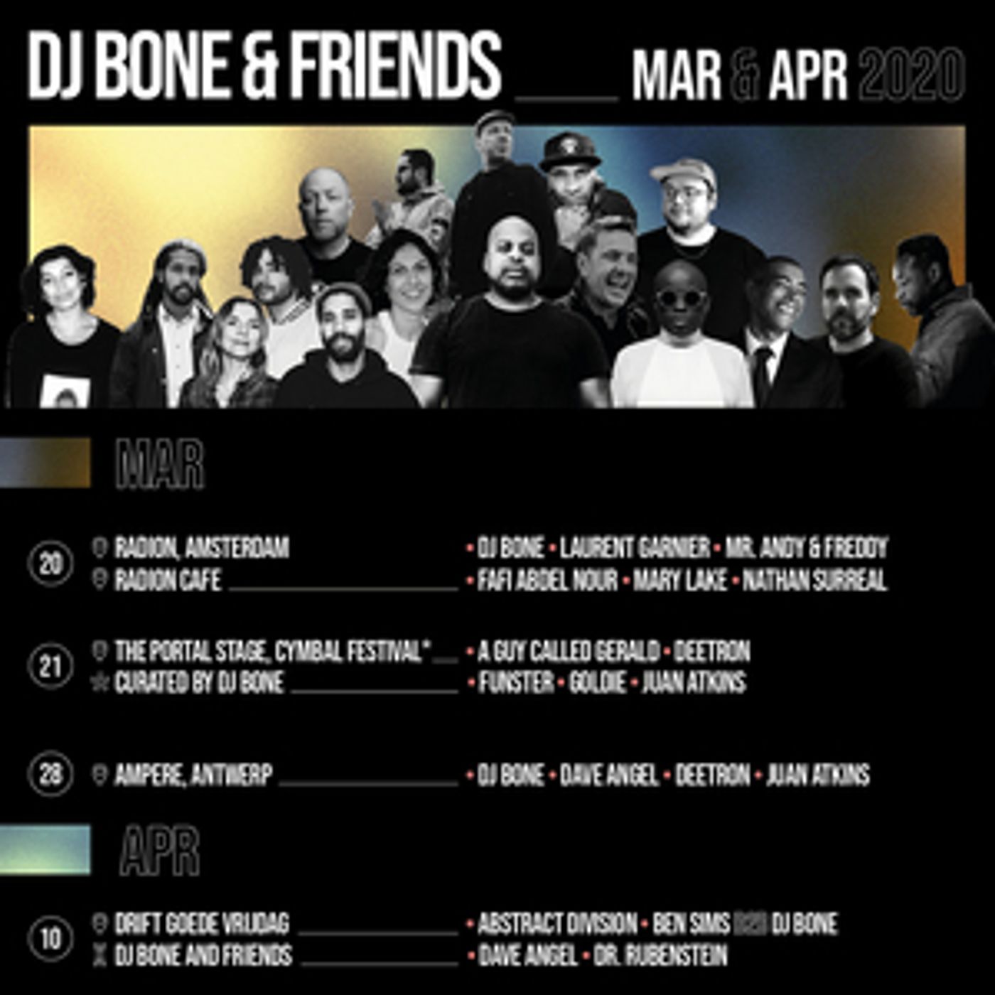 DJ Bone and Friends Announce Lineup for the Second Room at Amsterdam Institution RADION  Image