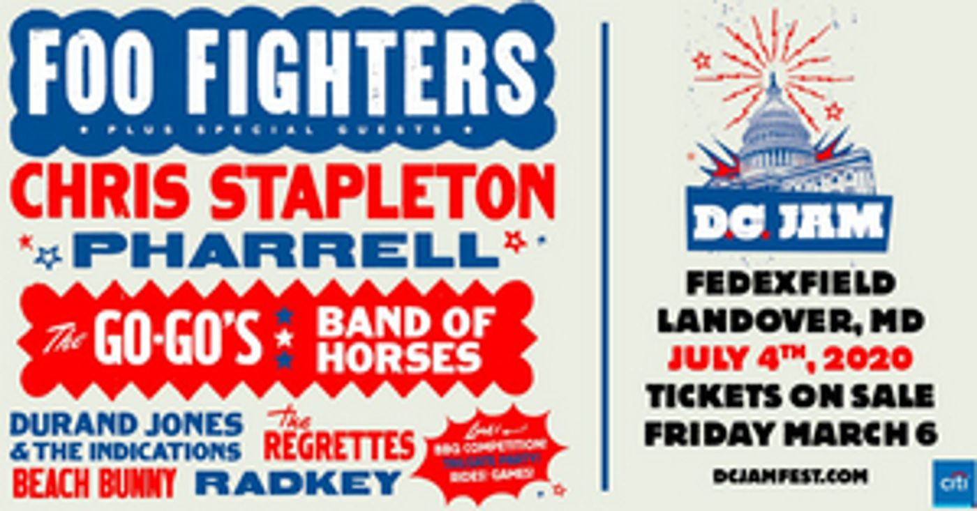 Foo Fighters Announce Lineup For D.C. Jam Foo Fighters Announce Lineup For D.C. Jam Image