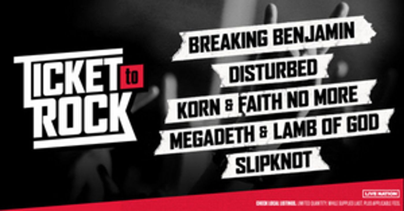 Ticket To Rock Returns For 2020 With Breaking Benjamin, Disturbed, & More  Image