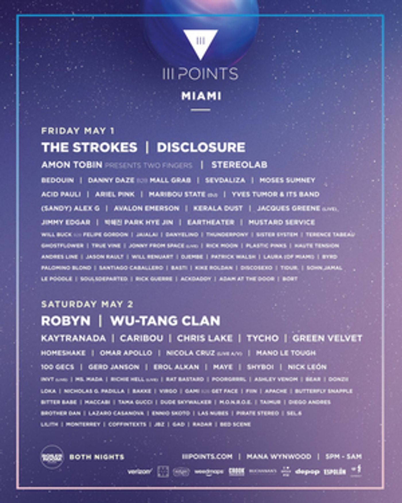 III Points Reveals Daily Lineup  Image