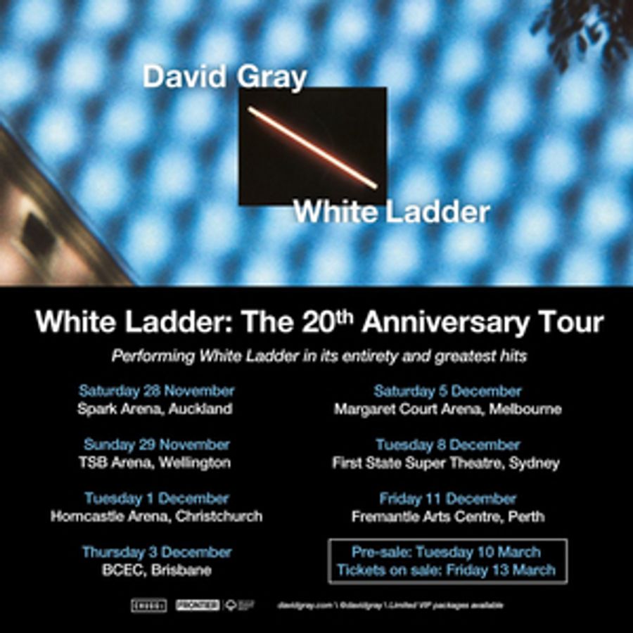 David Gray Announces AU-NZ Dates for 'White Ladder: The 20th Anniversary Tour' Image