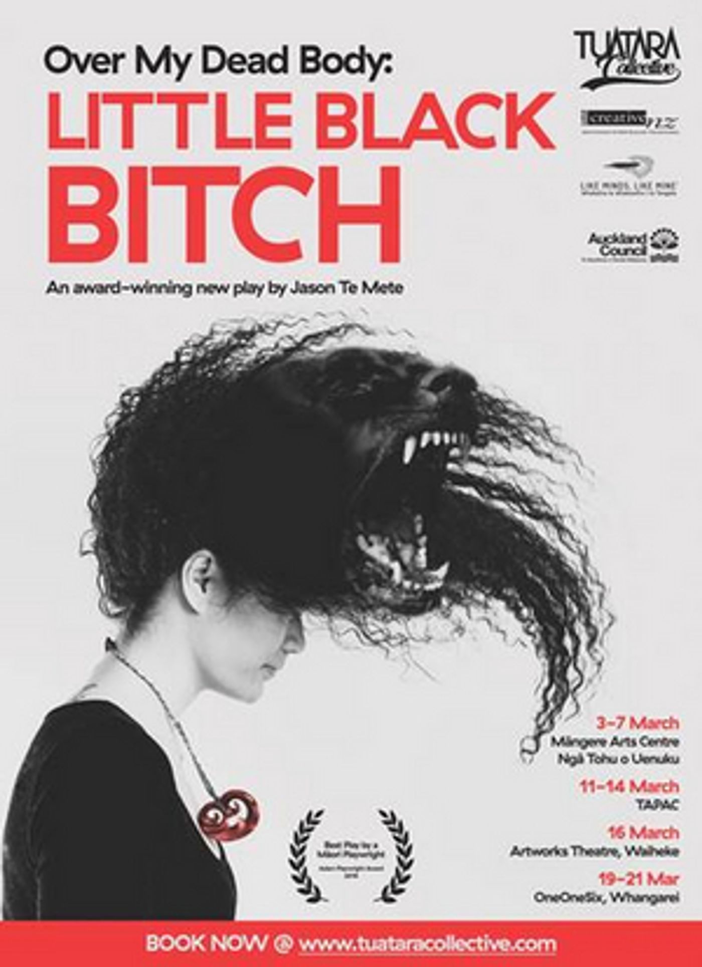 Review: Over My Dead Body: LITTLE BLACK BITCH at Mangere Arts Centre  Image