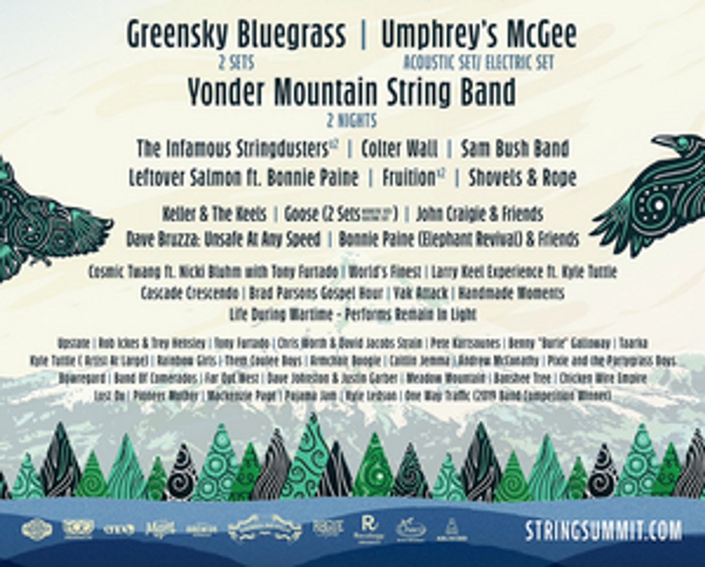Northwest String Summit Adds Leftover Salmon, Shovels & Rope, Goose, & More  Image