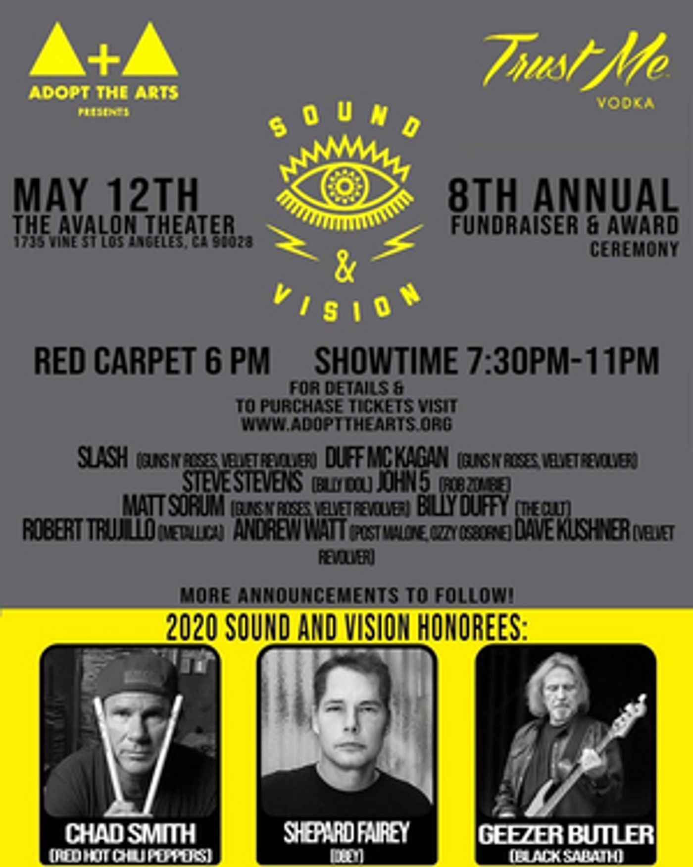 Adopt The Arts Benefit Concert Set For May 12 At Avalon In Hollywood  Image