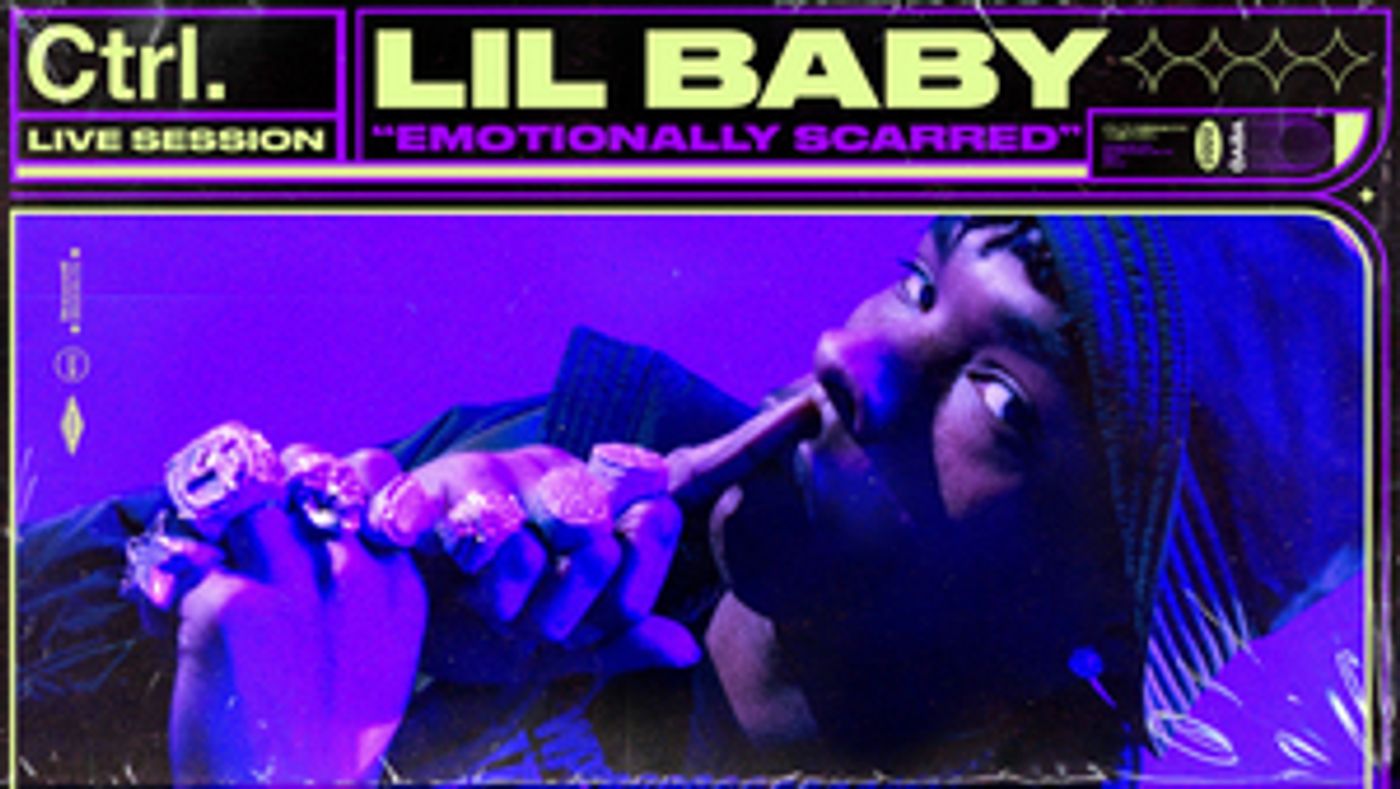 Lil Baby Performs 'Emotionally Scarred' with Vevo  Image