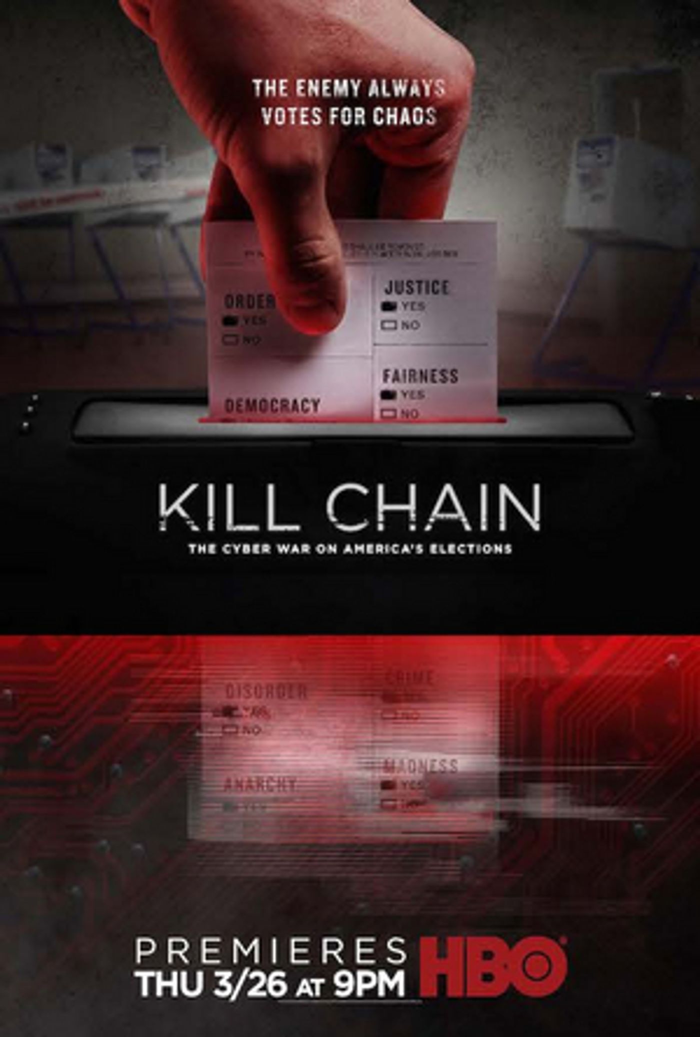 HBO to Debut KILL CHAIN: THE CYBER WAR ON AMERICA'S ELECTIONS HBO to Debut KILL CHAIN: THE CYBER WAR ON AMERICA'S ELECTIONS Image