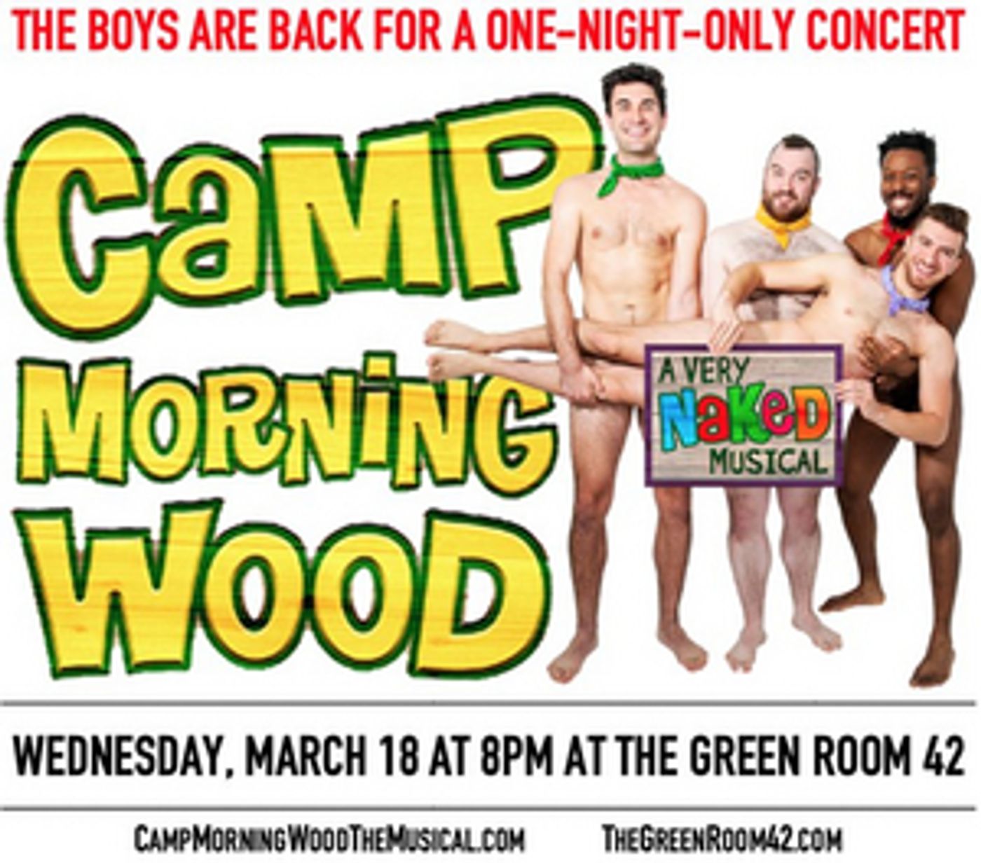 CAMP MORNING WOOD is Heading to The Green Room 42 For a One Night Only Concert  Image