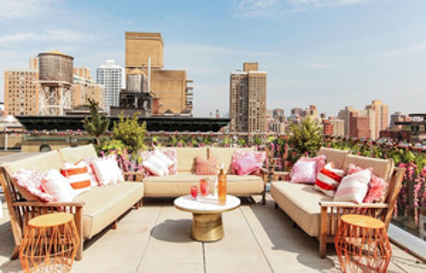 MONDRIAN TERRACE Transforms to Rosé Terrace for Spring Party on 3/20  Image